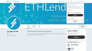 The Web Com (@ethlend1) | Twitter