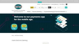 i-bank Electronic Banking - NBG