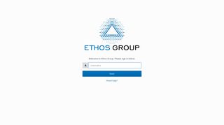Ethos Group: Log in