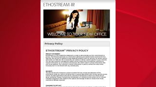 Privacy Policy - EthoStream
