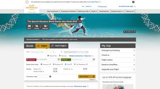 Etihad Airways - Book flights and holidays