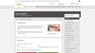 Book flights - Etihad Airways