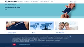 Air Serbia Etihad Guest | Frequent flyer program | Air Serbia