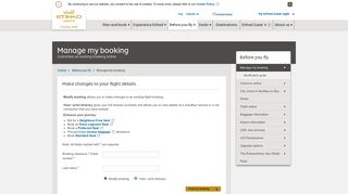Manage my booking - Etihad Airways