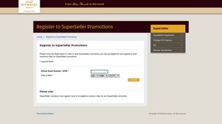 Register to SuperSeller Promotions - Etihad SuperSeller