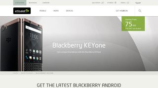 Etisalat UAE | Blackberry KEYone
