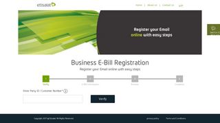 B2B E-Bill - Etisalat Business