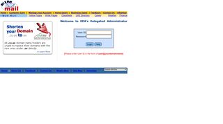 EIM Delegated Administrator Login