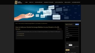 How to Add your Hosted Exchange Mailbox to your Etisalat or Du ...