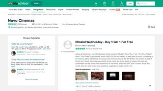 Etisalat Wednesday - Buy 1 Get 1 For Free - Review of Novo Cinemas ...