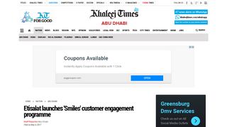 Etisalat launches 'Smiles' customer engagement programme - Khaleej ...