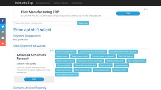 Etmc api shift select Search - InfoLinks.Top