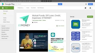 Mutual Funds, SIP, Loan, Credit, Expenses: ETMONEY - Apps on ...