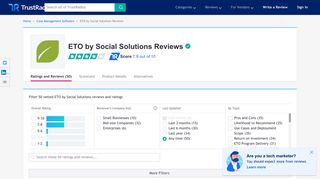 ETO by Social Solutions Reviews & Ratings | TrustRadius