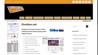 etoolbox.net | House Hasson Hardware - Wholesale Hardware ...