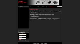 ETOSinfo - Spare parts order system for OEM parts