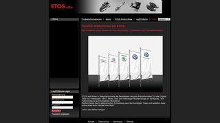 ETOSinfo - Ersatzteile Order System für Originalteile