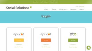 Login - Social Solutions