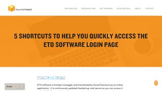 5 shortcuts to help you quickly access the ETO software login page ...