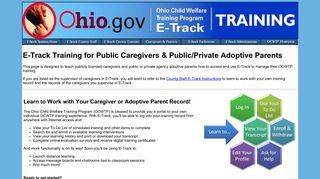 E-Track Caregiver Training - ocwtp