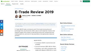 E-Trade Review 2019 - NerdWallet
