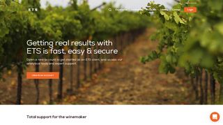 New Customer - ETS Laboratories - Wine Analysis
