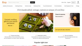 Etsy - Shop for handmade, vintage, custom, and unique gifts for ...