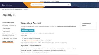 Reopen Your Account – Etsy Help - help on Etsy