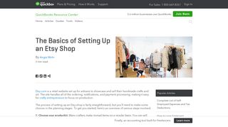 The Basics of Setting Up an Etsy Shop | QuickBooks