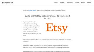 How To Sell On Etsy: Beginner's Guide To Etsy Setup & Success