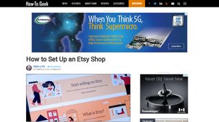 How to Set Up an Etsy Shop
