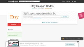 20% Off Etsy Coupons & Coupon Codes - February 2019