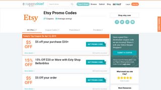 Etsy Coupons - Save 30% w/ Feb. 2019 Coupon and Promo Codes