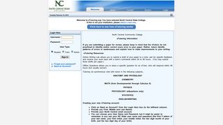 North Central State College - Welcome to eTutoring.org