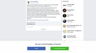 eTwinning Malta - Login to the eTwinning portal and join... | Facebook