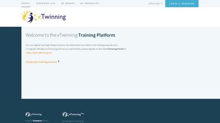 eTwinning Training plataforman
