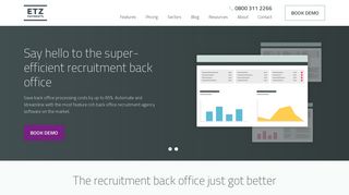 ETZ Payments: Recruitment Back Office Software