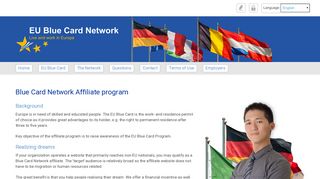 EU Blue Card Network - Affiliate Program
