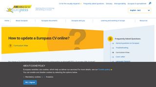 How to update a Europass CV online? | Europass