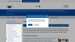 Union Registry | Climate Action - European Commission
