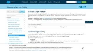 Monitor Login History | Salesforce Security Guide | Salesforce ...
