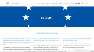 EU Login | AIACE-EUROPA