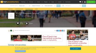EUDE Business School | Postgraduate | Top Universities