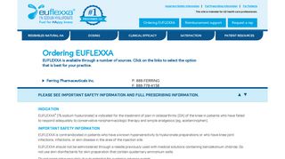 EUFLEXXA Ordering - Euflexxa HCP