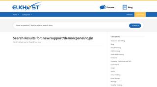 new/support/demo/cpanel/login - eUKhost