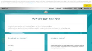 UEFA EURO 2020™ Ticket Portal