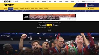 Portugal win Euro 2016 - reaction - Live - BBC Sport
