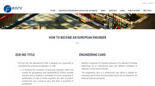 How to become an european engineer | FEANI