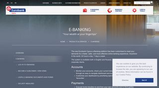 E-Banking - Eurobank Cyprus
