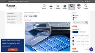 User support - Eurobank Srbija